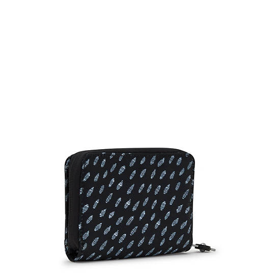 Portefeuilles Kipling Money Love Printed Small Wallet Noir | FR 1007TC